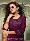 Kinti Afsana Foil Letest Fancy Designer Festive Wear Printed Rayon Kurti Collection